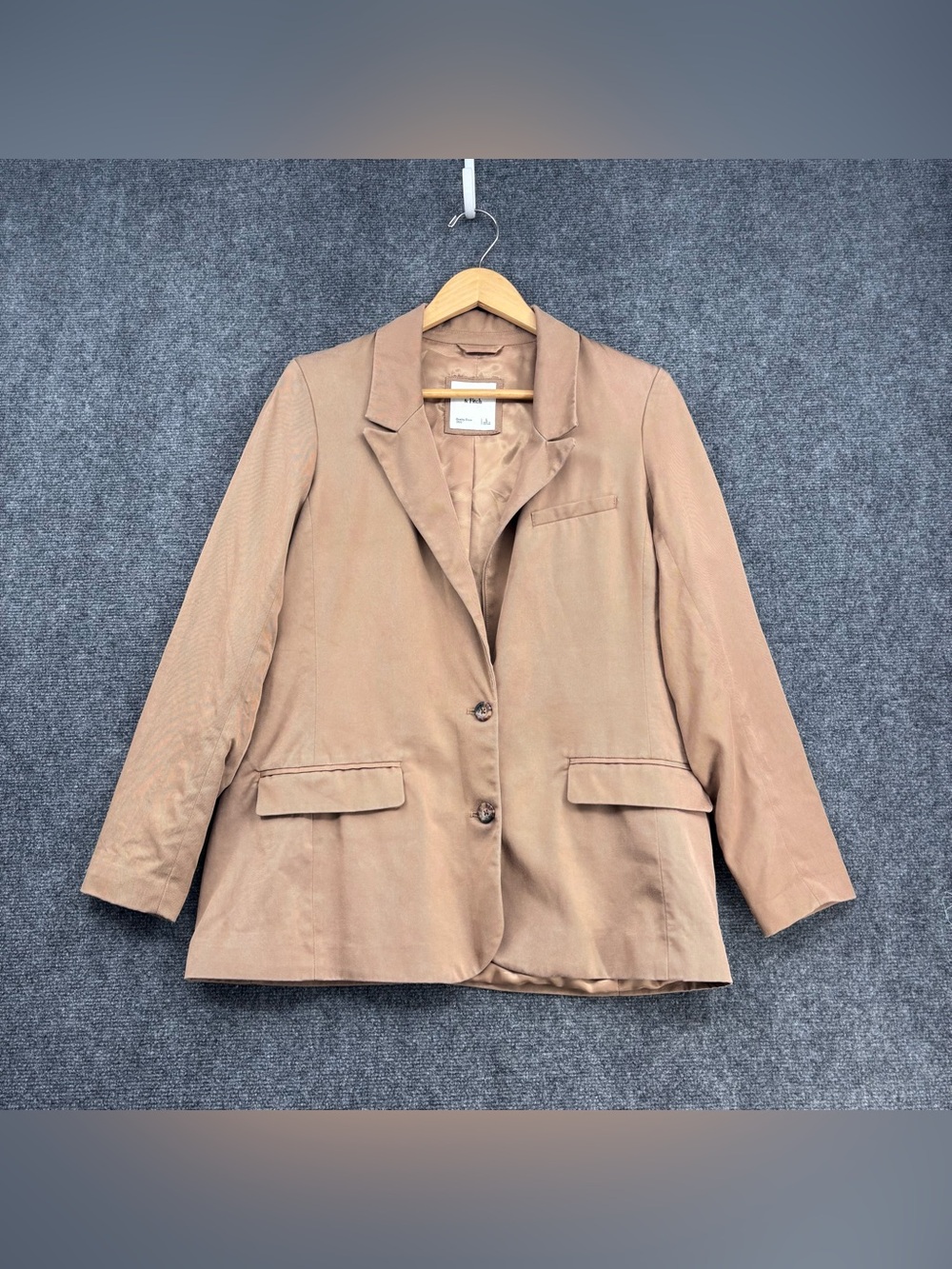 Abercrombie & Fitch Tan Preppy Capsule Clean Girl Blazer Women’s L
